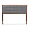 Baxton Studio Sarine Dark Grey Walnut Finished Wood King Size Headboard 156-9433 - alternate 3